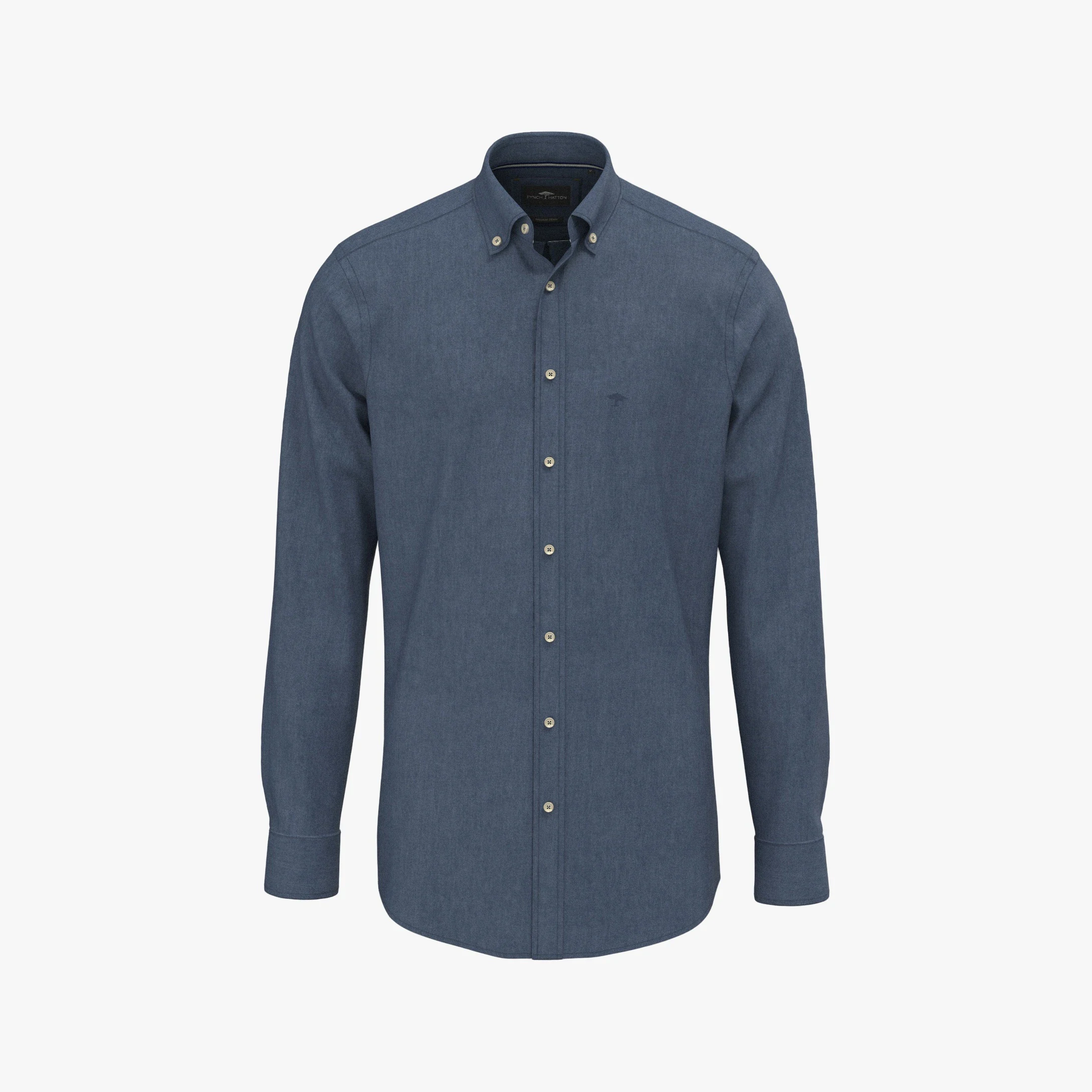 Steel blue shirt by Fynch-Hatton as a packshot