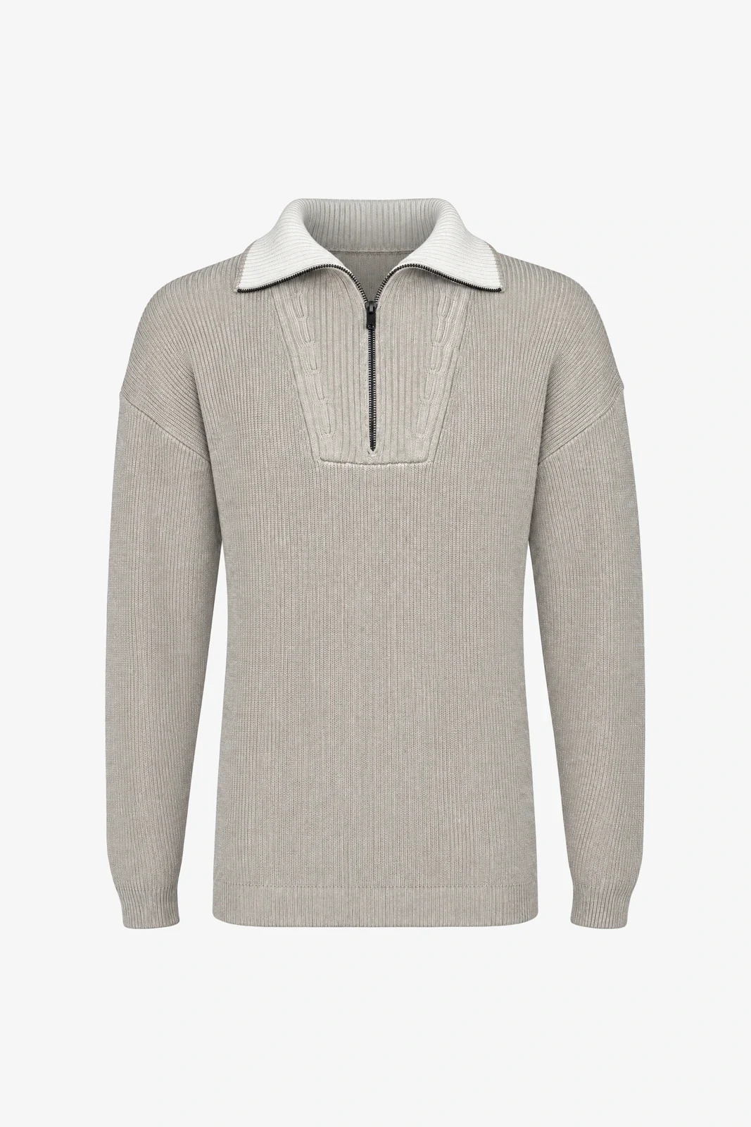 The same jumper as a ghost packshot, front view