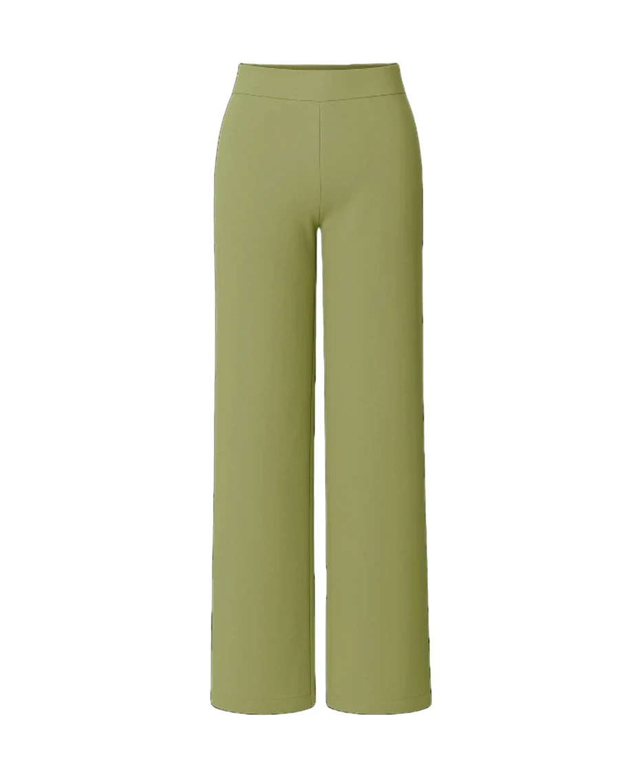 Olive green trousers as packshot