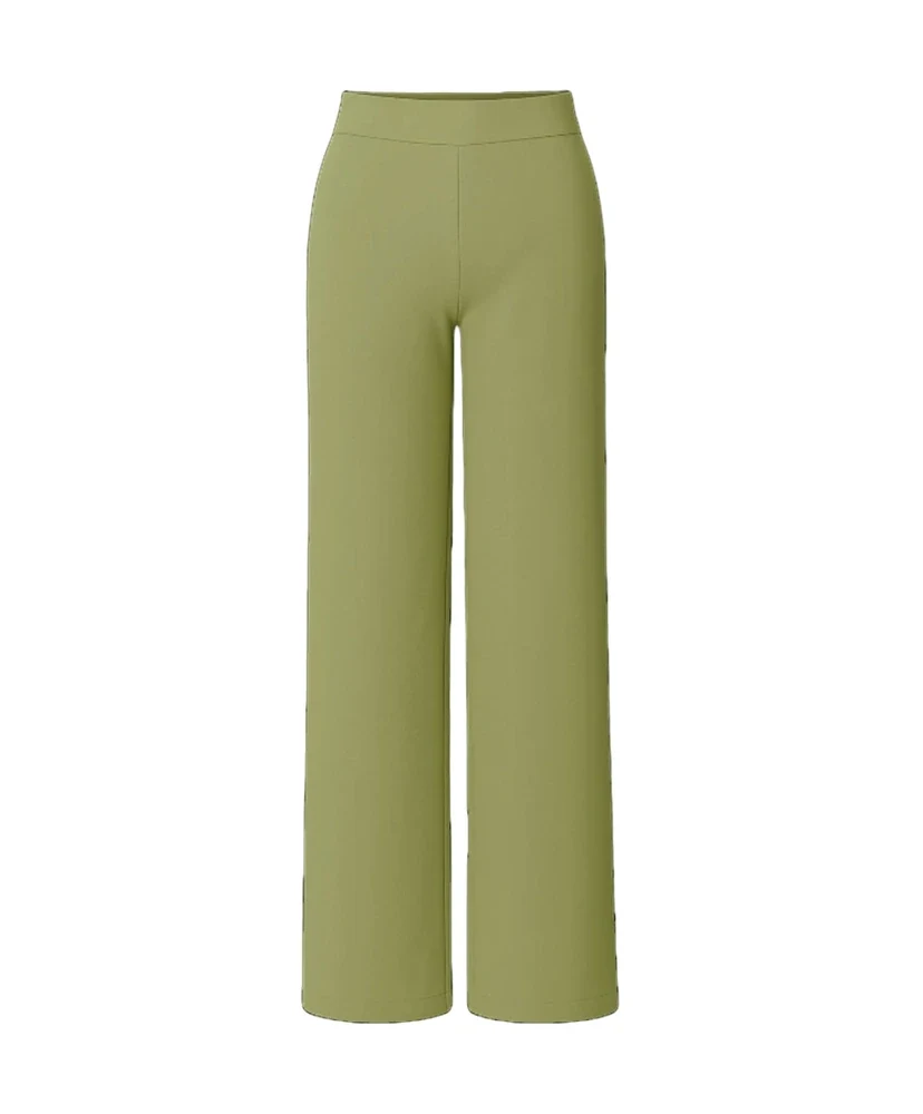 Olive green trousers as packshot